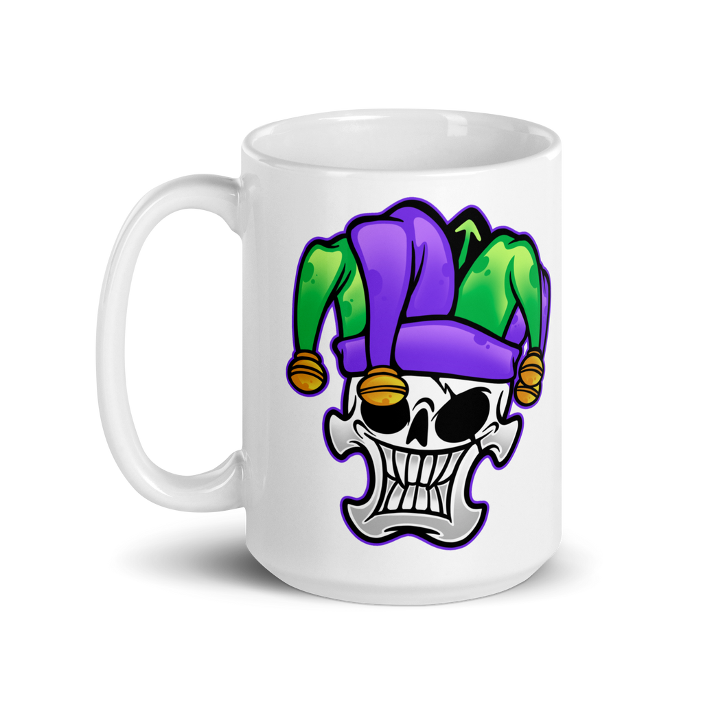 Jester Ceramic Mug 15 oz right side