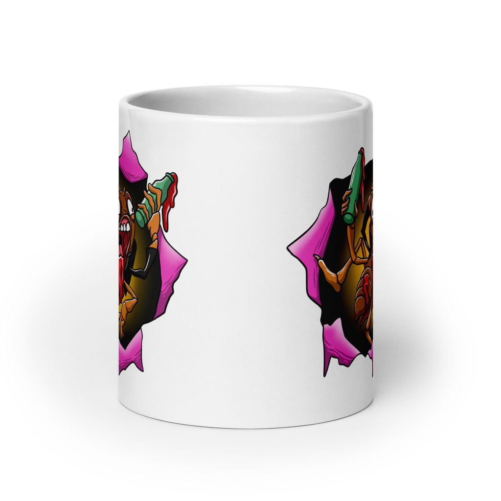 Blood Roach Ceramic Mug 20 oz front