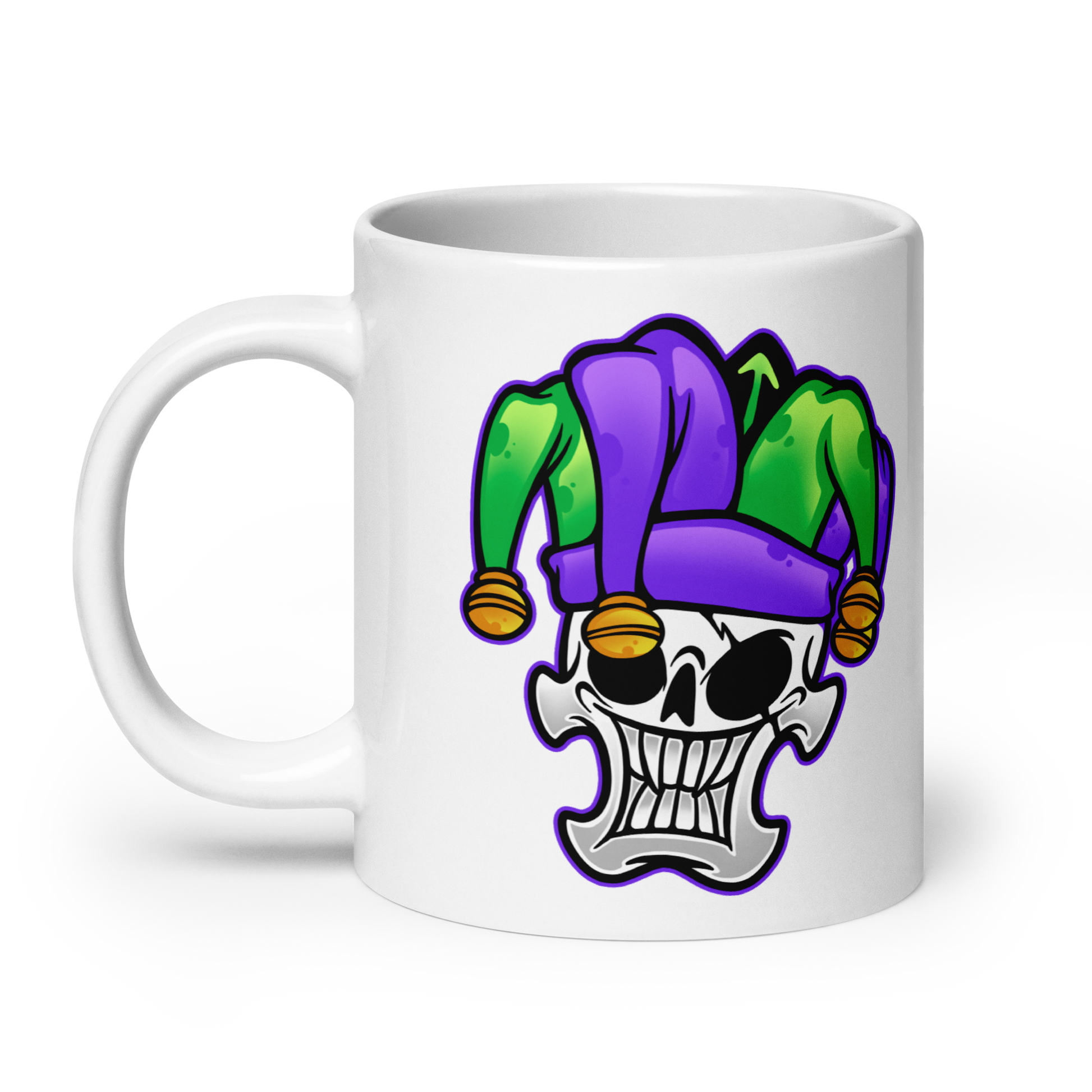 Jester Ceramic Mug 11 oz right side